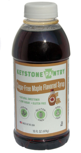 Keystone Pantry Sugar-Free Maple Flavored Syrup 1 pint bottle