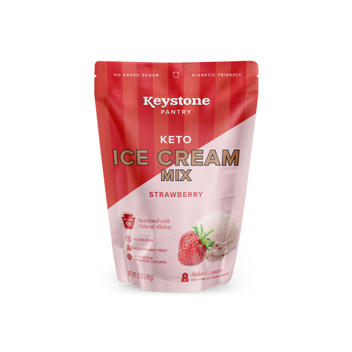 Keystone Pantry Keto Ice Cream Mix Strawberry