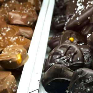 Lang's Chocolates Karmalicious Milk & Dark Chocolate Covered Sea Salt Caramel