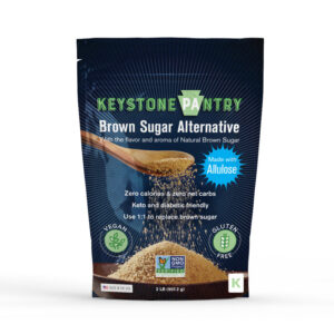 Keystone Pantry Brown Sugar Alternative, Zero Calories, 0 Net Carbs, Made with Allulose, Vegan, Gluten-Free