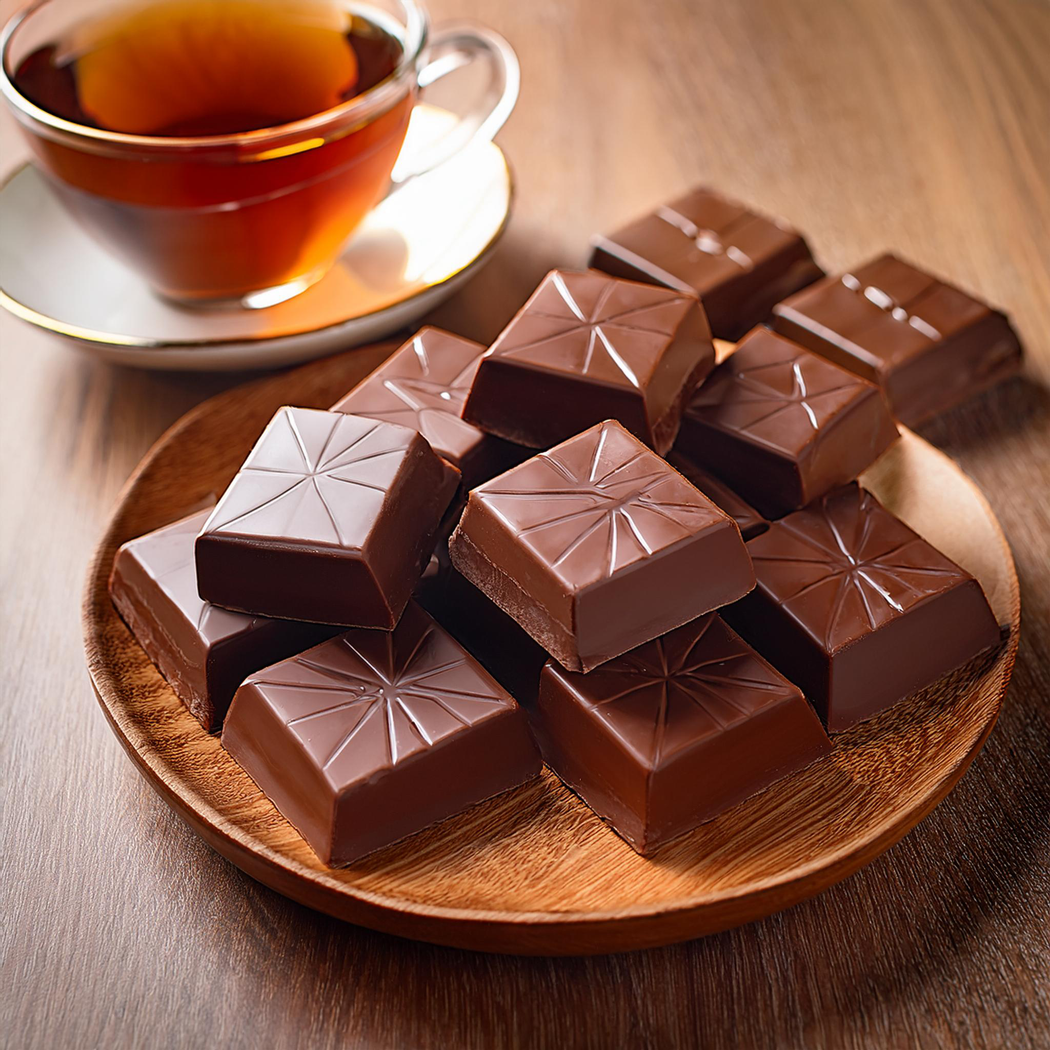 Chocolate with tea