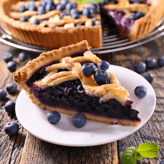 Keto Blueberry Pie
