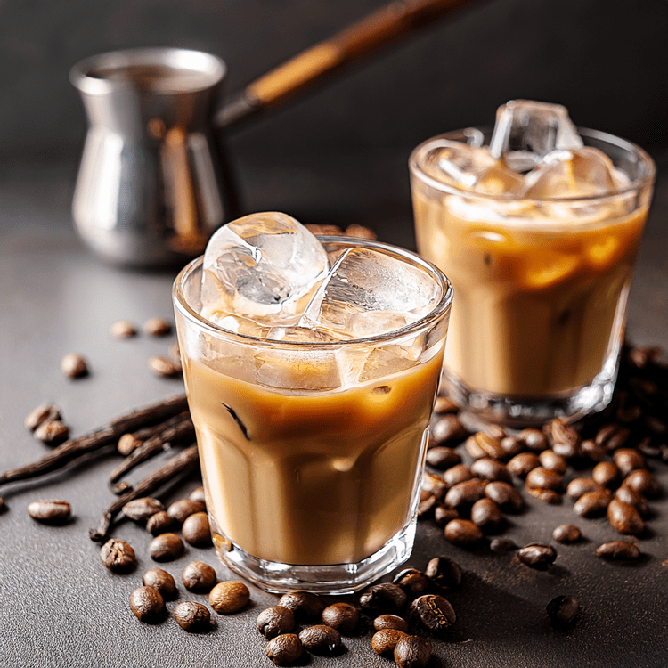 Keto French Vanilla Iced Coffee