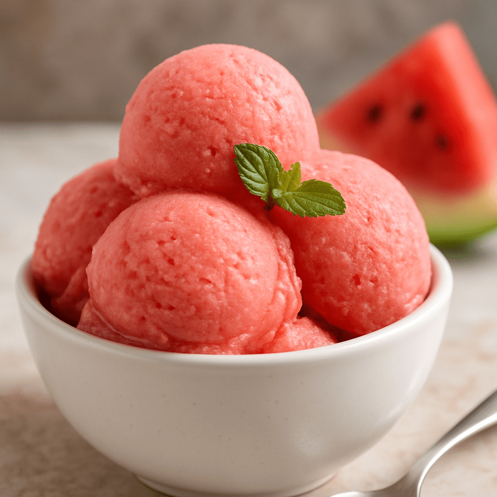 Keto Watermelon Sherbet Recipe