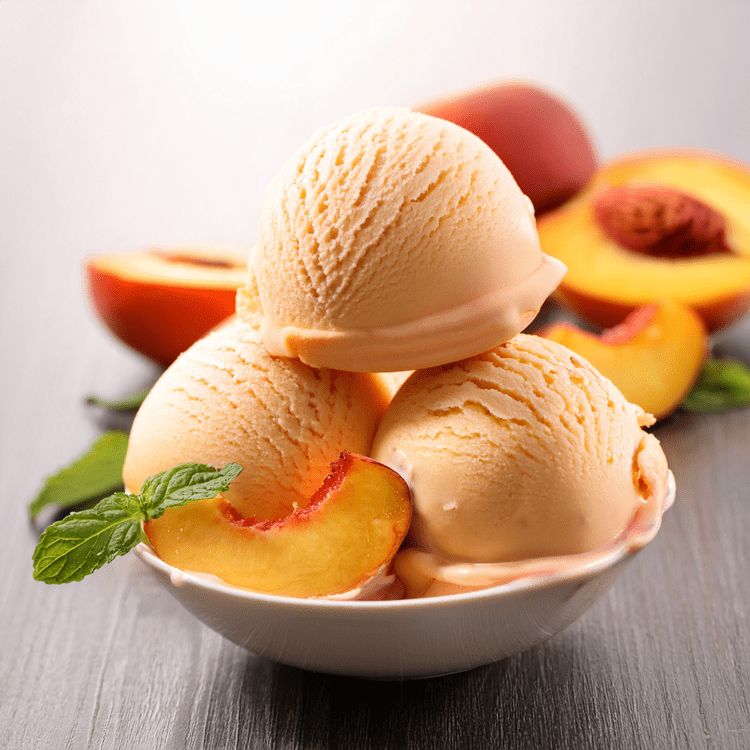Keto Peach ice cream recipe