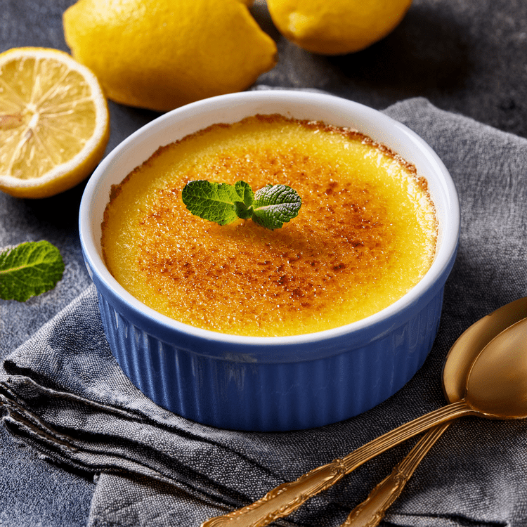 Lemon Keto Crème Brûlée