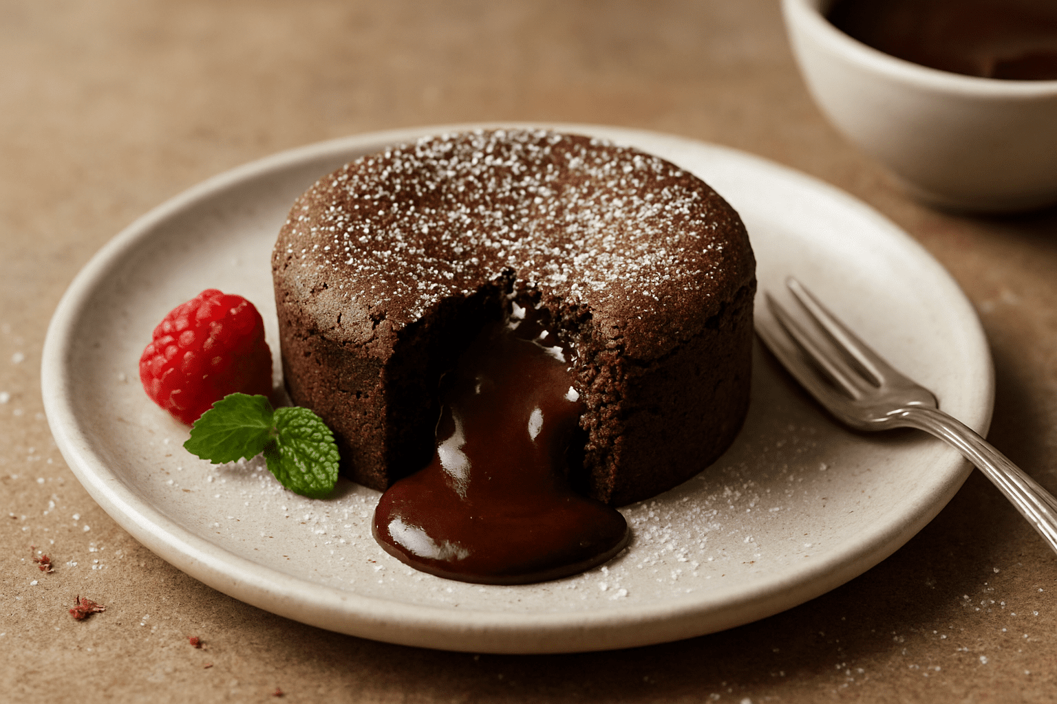 Keto Chocolate Lava Cake