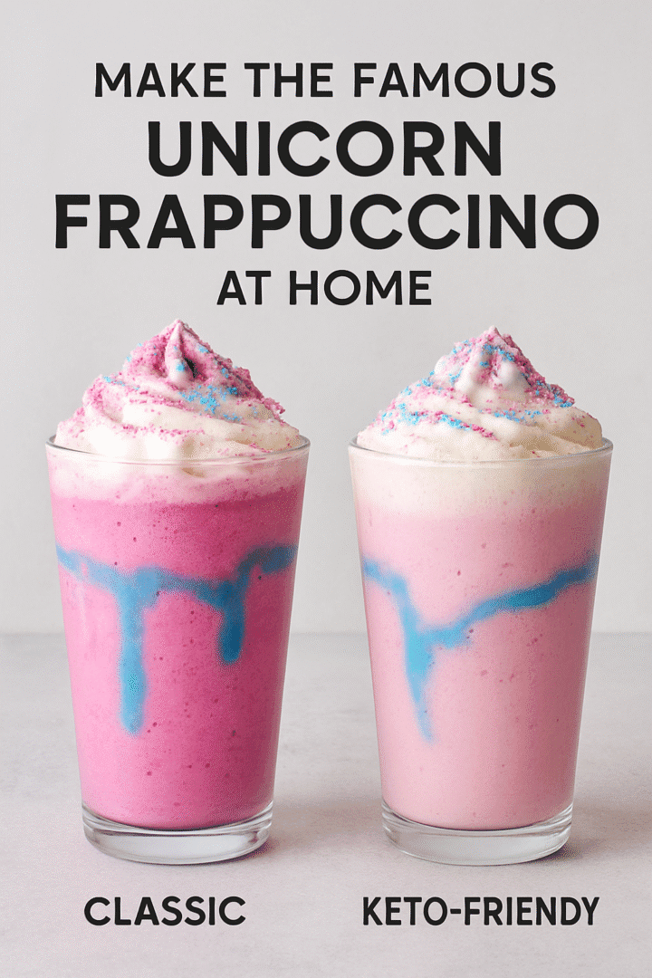 the Famous Unicorn Frappuccino