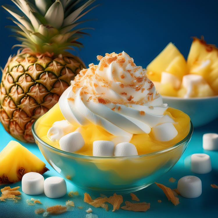 Pineapple Marshmallow Whip (Low-Carb, Fluffy & Tropical!)