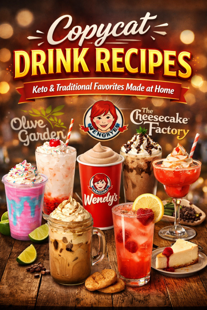 Copycat Drink Recipes: Keto & Traditional Favorites Made at Home