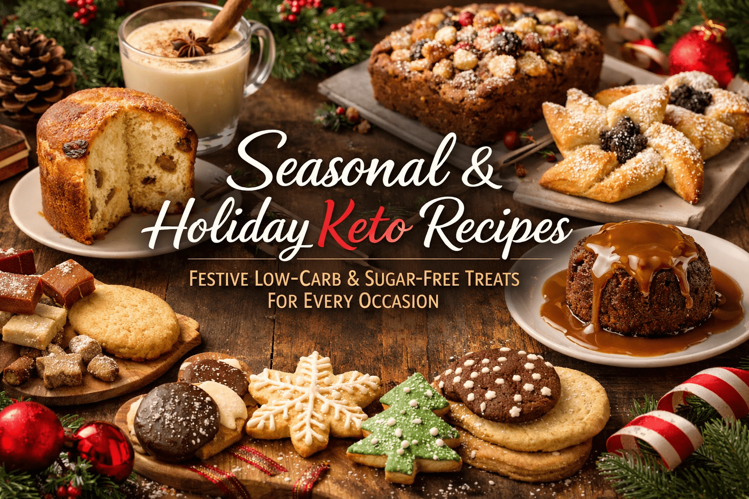 🎄 Seasonal & Holiday Keto Recipe Roundup
