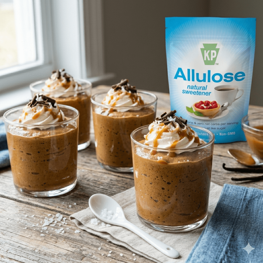 Keto Salted Caramel Mousse