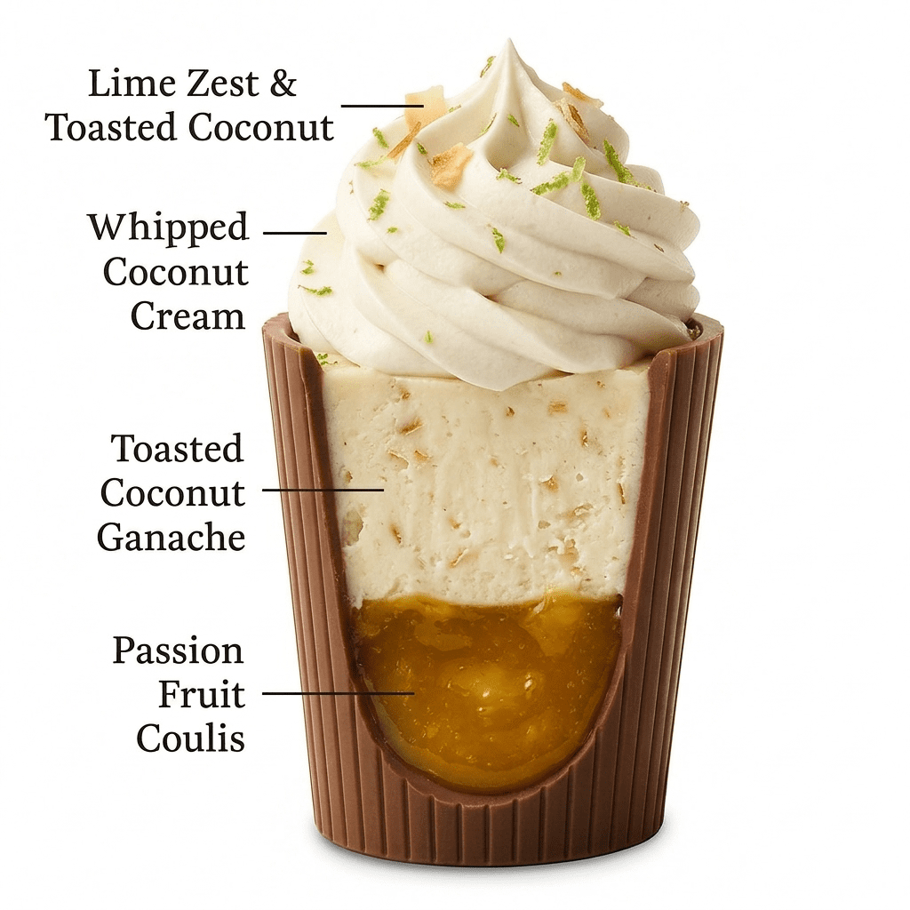 Tropical Crunch Chocolate Cup A Technical Breakdown